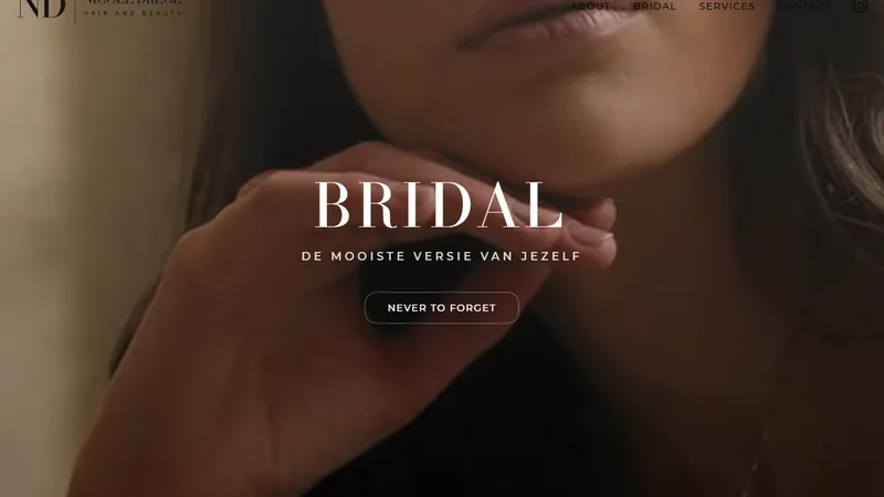 Nicole Drège website screenshot